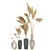 Pampas Dried Plantset in Handmade Vase 3D model small image 4
