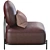 Luxury Leather Armchair: Pawai 3D model small image 4