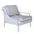 Elevate Your Space: Halden Lounge Chair 3D model small image 4