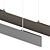 Mario Linear Suspension Light by Huxe 3D model small image 3