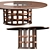 Grilli Harris Oval Dining Set 3D model small image 3