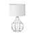 Pretty Pink Rattan Table Lamp 3D model small image 3