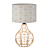 Pretty Pink Rattan Table Lamp 3D model small image 4