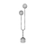 Elegant Tivoli Floor Lamp 3D model small image 2
