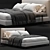 Elegant Minotti Andersen Bed 3D model small image 1