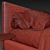 Elegant Minotti Andersen Bed 3D model small image 4