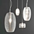 Damasco SP Pendant: Elegant Nickel Design 3D model small image 1