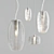 Damasco SP Pendant: Elegant Nickel Design 3D model small image 2