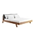 Sleek Scandinavian Design: Mikkel Bed 3D model small image 2