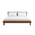 Sleek Scandinavian Design: Mikkel Bed 3D model small image 3