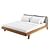 Sleek Scandinavian Design: Mikkel Bed 3D model small image 6