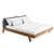 Sleek Scandinavian Design: Mikkel Bed 3D model small image 7