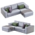 Alhambra Modern Sofa 3D model small image 2