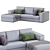 Alhambra Modern Sofa 3D model small image 3