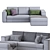 Alhambra Modern Sofa 3D model small image 4