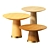 Walnut Baobab Coffee Table - Modern and Solid 3D model small image 1