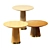 Walnut Baobab Coffee Table - Modern and Solid 3D model small image 3