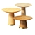 Walnut Baobab Coffee Table - Modern and Solid 3D model small image 5