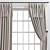  3D Curtain with 886 Pattern 3D model small image 2