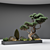Japanese Pine Decor: 4000mm Length x 1000mm Width 3D model small image 3