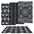 Versatile Set of 6 Rugs for 3D Scenes 3D model small image 4