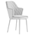 Velvet Armchair Hunt in Ash Beige 3D model small image 4