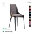 Oliver Velvet Chair 3D model small image 1