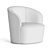 Ritz Swoon Armchair: Elegant & Luxurious 3D model small image 4