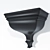 Classic Black Wall Corbel: Sheffield Elegance 3D model small image 1