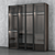 Elegant Italian Glass Wardrobe: Scrigno by Sangiacomo 3D model small image 1