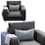 Reversi Armchair: Sleek and Stylish 3D model small image 3