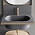 Ceramica Cielo Elle Oval Washbasin 3D model small image 3