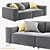 Modular Om Como Sofa 3D model small image 2