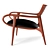 Timeless Elegance: Jader Almeida Celine Lounge Chair 3D model small image 3