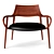 Timeless Elegance: Jader Almeida Celine Lounge Chair 3D model small image 4