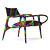 Timeless Elegance: Jader Almeida Celine Lounge Chair 3D model small image 6