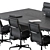 Modern Conference Table Set 3D model small image 4