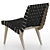 Modern Knoll Risom Lounge Chair 3D model small image 2