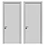 Modern Interior Door 3D model small image 2