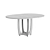 Elegant Marble and Graphite Table 3D model small image 2