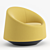 Elegant Crystal Armchair by Tacchini 3D model small image 6