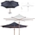 Striking Ocean Master Max Octagon Parasol 3D model small image 1