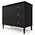 Elegant Blues Dresser: 100x83x53 cm 3D model small image 6