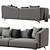 Stylish Lennox Sofa by Ditre Italia 3D model small image 4