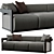 Elegant CLAUD Sofa Meridiani 3D model small image 3