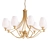 Modern Palermo Pendant Chandelier 3D model small image 1