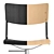 Modern Thonet S 43 DR Office Chair 3D model small image 2