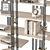 Praddy Bamboo Bookcase - Stylish Modern Design 3D model small image 2