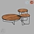 Modern Round Table - Versatile Sizes 3D model small image 1