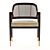 Elegant Wormley Dining Chair 3D model small image 3